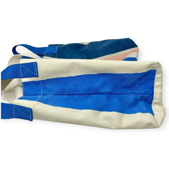 H&M x Lemlem Large Striped Canvas Cotton Beachbag - Picture 7 of 14